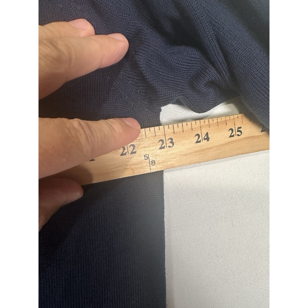 Bonobos Sweater Men Large Blue Washable Merino Wool Knit Cardigan Grandpa V Neck - Picture 9 of 9
